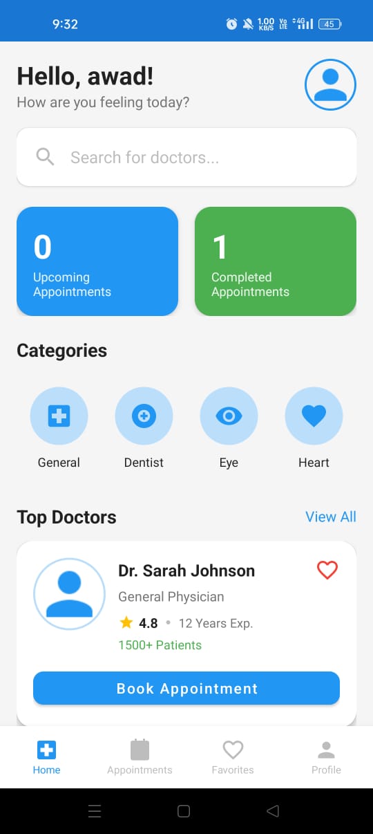 Doctor Appointment App