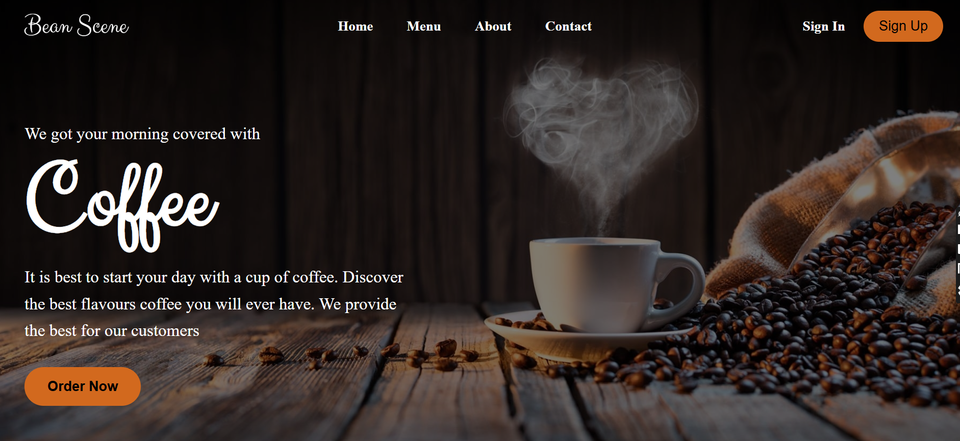 Coffee Beans Website